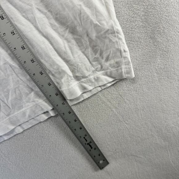 Abercrombie Fitch Shirt Men's Medium White Oversized AF Essentials Horses Cowboy - Picture 3 of 7